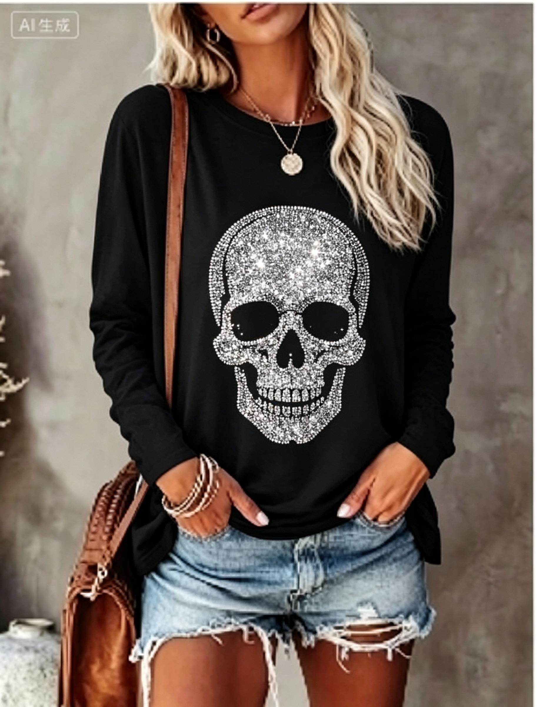 Women Long Sleeve T‑Shirt Simu - Winter Clothing For Women ulasan dan harga
